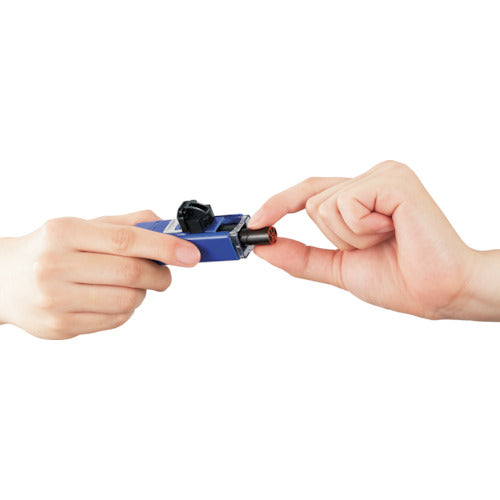 Shachihata One-touch Stamp Holder Hanko Benri Black CPHN-A5 1 pc