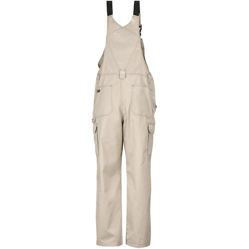 カジメイク　６８０７　ＴＣサロペット　アイスホワイト　Ｍ　6807-02-M　1 着