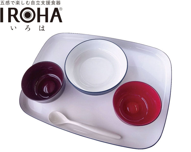 五感で楽しむ自立支援食器IROHA　オリジナル色 / iroha02　基本セット　1 セット