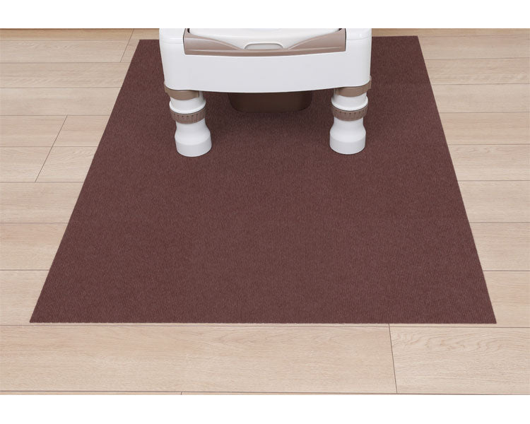 Water-repellent mat for portable toilets (no border) / HKPL-BR-9012 Brown 1 piece