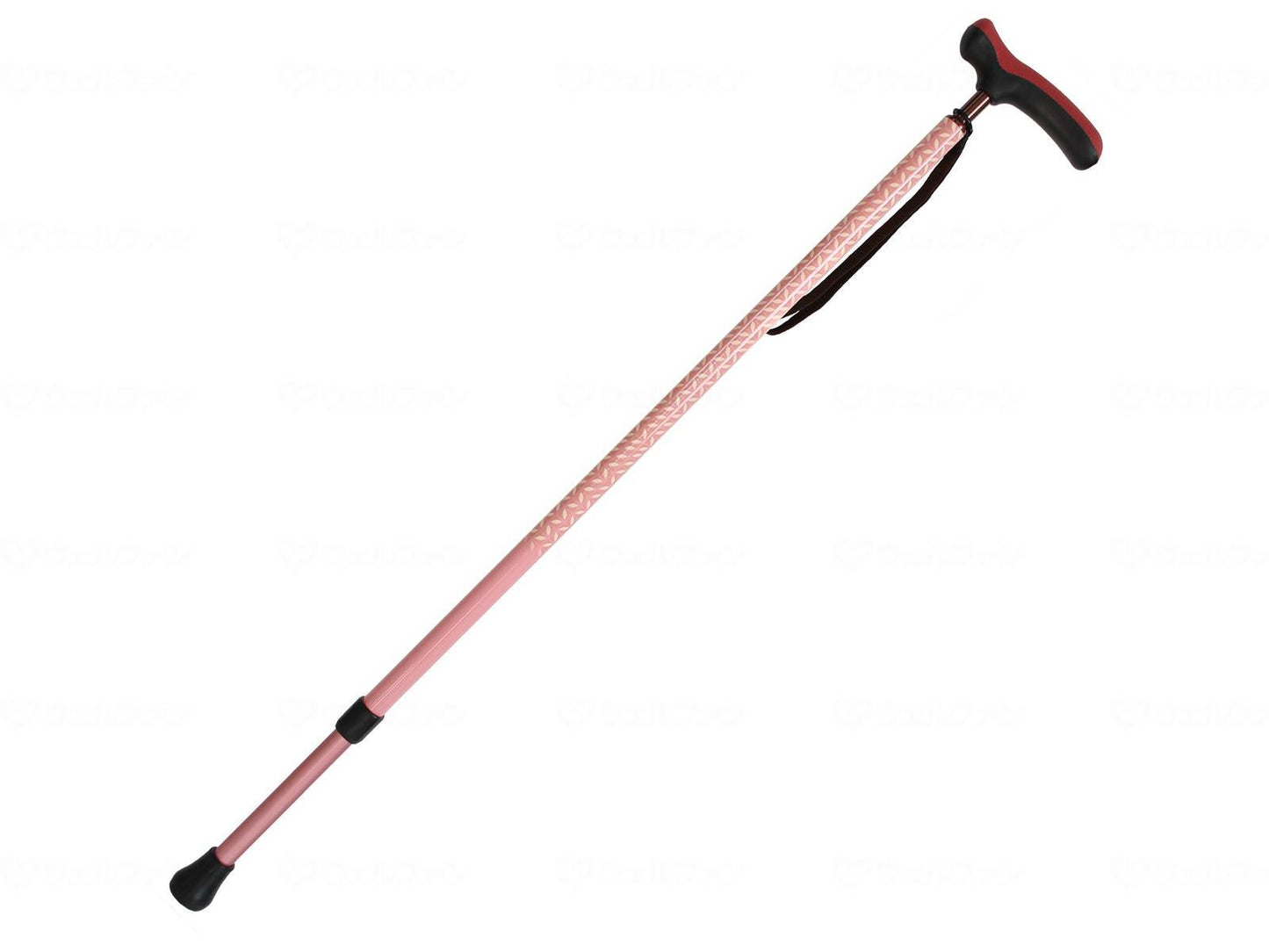 Shinano Antibacterial Rakuda Dot/Leaf Pink (Leaf Pattern)