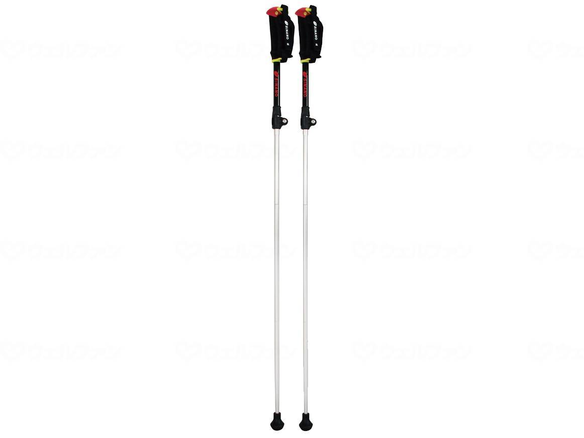 Shinano Pole Walking Levita Portable+ (2-piece set) Silver Long