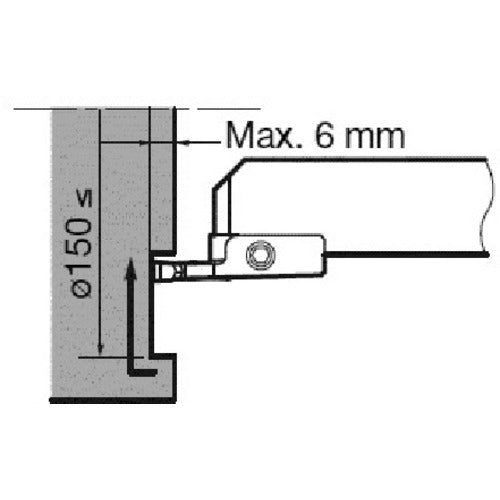 タンガロイ　マイティー・シリーズ　バイト　ＣＧＷＳＲ／Ｌ−ＴＰ　CGWSR2020-FLR5TP　1 個