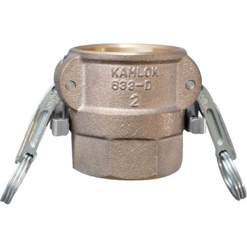 Toyox Camlock Twin Lock Type Coupler Female Thread Bronze 633-DBL 3 inch BR 633-DBL-3-BR 1 pc