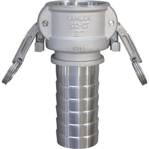 토요쿠스 캠록 트윈 록 타입 커플러 호스 생크(가는) 스테인리스 633-CTL 3인치 SST 633-CTL-3-SST 1개