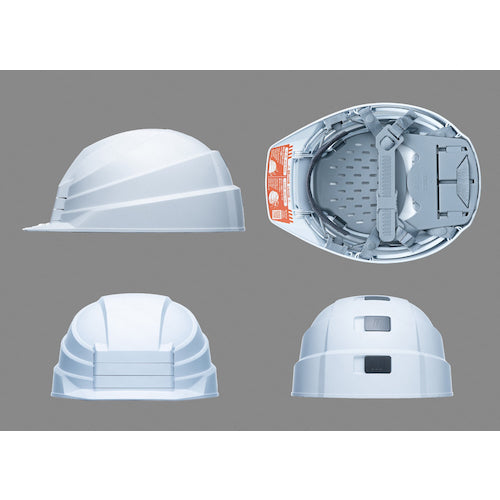 녹십자 방재용 헬멧(접이식) IZANO2 화이트 380444 1개