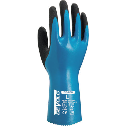 Weed Nitrile Full Coat Gloves Weed DEVOLG DE-658 Medium Size DEDE658_M_1P 1 Pair