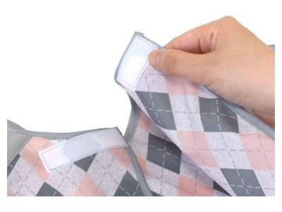 Meal apron (durable water repellent) with sleeves / 1080 Argyle cream 1 piece