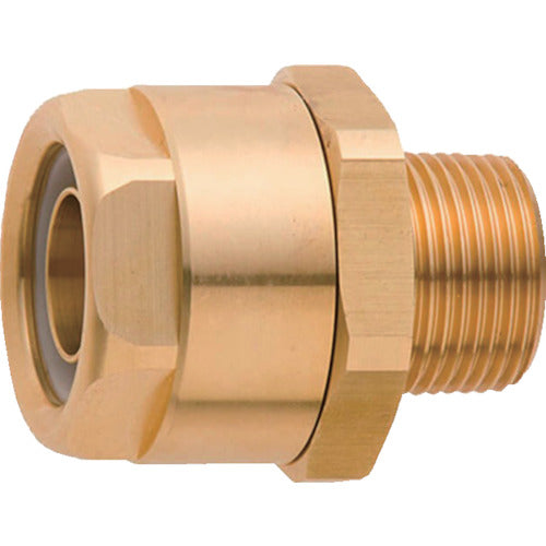 Toyox Hose Fitting (Brass) Toyo Connector TC3-B Type Compatible with 15mm Hose Fitting Standard R3/8 TC3-B15-R3/8 TC3-B15-R3/8 1 pc