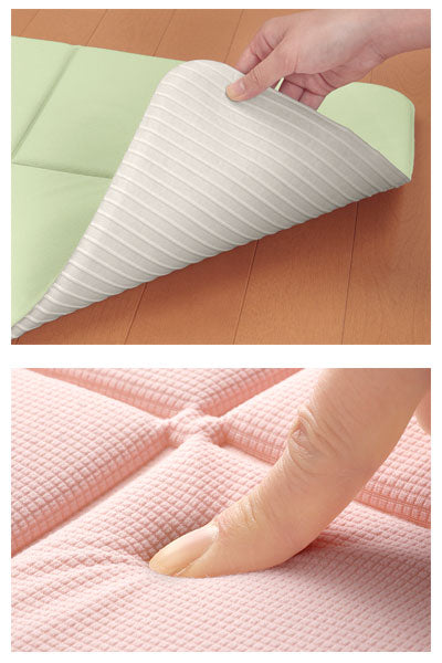 Absorbent bath mat / YO-28 Green 1 piece