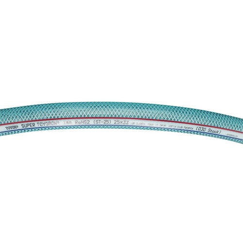 Toyox Pressure-resistant hose for water, oil, chemicals, and air Super Toyoron hose Inner diameter 19 mm x outer diameter 26 mm Length 1 m ST-19-1 ST-19-1 1 roll