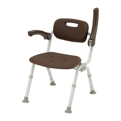 Shower Chair [Yuclear] Middle SP Folding N / PN-L41721BR Mocha Brown 1 unit