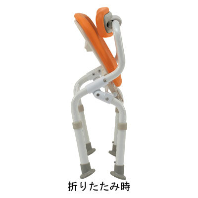 샤워 의자 [유클리어] 컴팩트 허리 붙어있는 접는 N / PN-L40921A 블루 1 대
