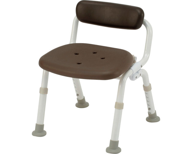 シャワーチェア［ユクリア］コンパクト腰当付おりたたみN / PN-L40921BR　モカブラウン　1 台