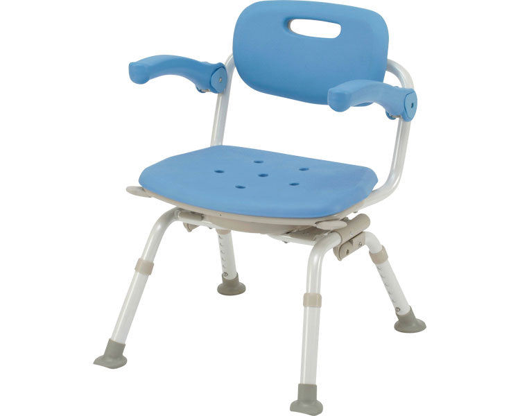 Shower Chair [Yuclear] Middle SP Rotating Folding N / PN-L41221A Blue 1 unit