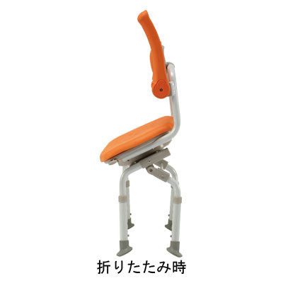 Shower Chair [Yuclear] Middle SP Rotating Folding N / PN-L41221BR Mocha Brown 1 unit