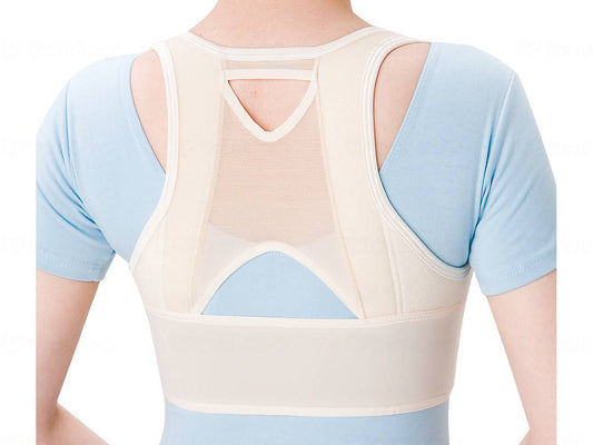 Hayashi Knit (Bibi Elbo) Posture Correction Belt, Beige, M