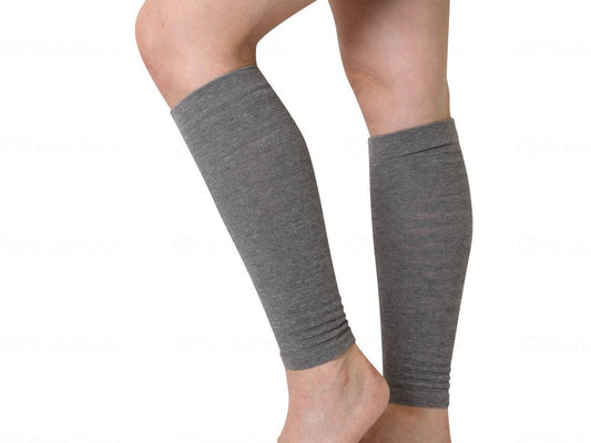 Hayashi Nitto (Bibi Elbo) Binchotan Charcoal Sleeping Calf Support (Set of 2) Gray
