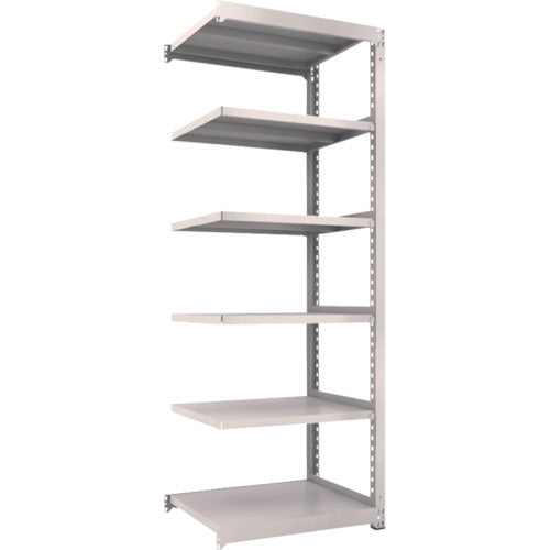 TRUSCO Steel Rack M3 Medium Duty Shelf 900 x 721 x H2400 6 Tiers Connected Neo Gray M3-8376B 1 S