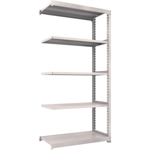TRUSCO Steel Rack M3 Medium Duty Shelf 1200 x 571 x H2400 5 Tiers Connected Neo Gray M3-8465B 1 Unit