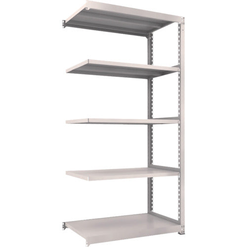 TRUSCO Steel Rack M3 Medium Duty Shelf 1200 x 721 x H2400 5 Tiers Connected Neo Gray M3-8475B 1 Unit