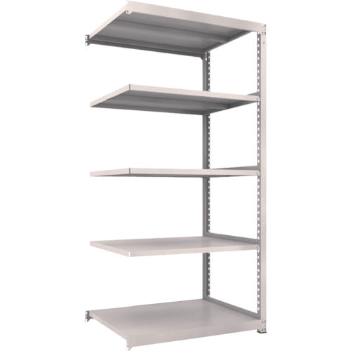 TRUSCO Steel Rack M3 Medium Duty Shelf 1200 x 921 x H2400 5 Tiers Connected Neo Gray M3-8495B 1 Unit