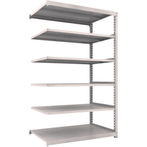 TRUSCCO 스틸 랙 M3형 중량 선반 1500×921×H2400 6단 연결 네오 그레이 M3-8596B 1 S