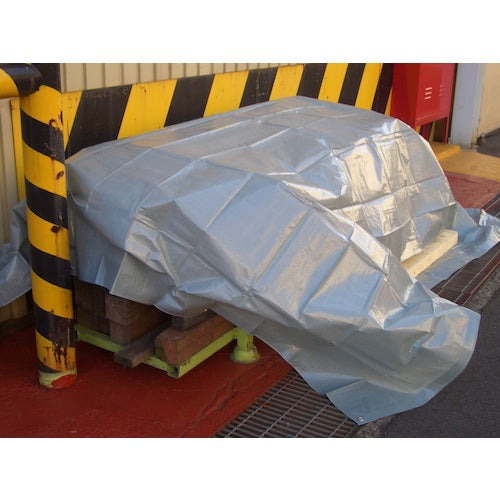 Hagiwara Tarpee Flame Retardant Sheet, Gray (HC Small Tatami Mat) 2.7m x 3.6m NNS2736 1 Sheet