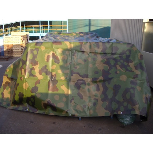 萩原　ターピー　迷彩シート＃４０００　　３．６ｍ×５．４ｍ　TPMIS3654　1 枚