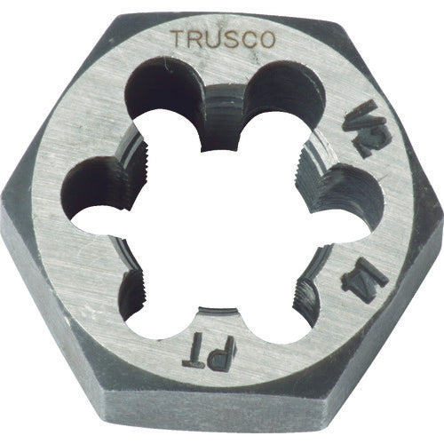 ＴＲＵＳＣＯ　六角サラエナットダイス　ＰＴ１／２−１４　TD6-1/2PT14　1 個