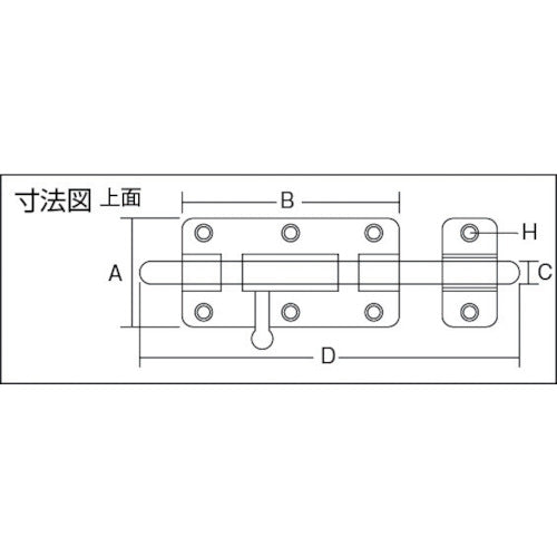 ＴＲＵＳＣＯ　強力丸落　スチール製　１００ｍｍ　TMO-100K　1 本