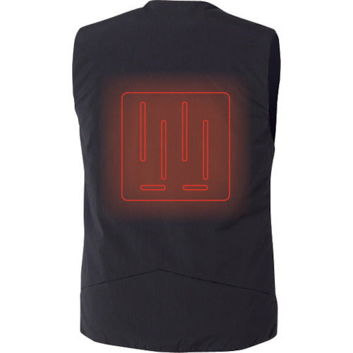 Air Conditioned Clothing Thermal Gear Heat-Generating Cold Protection Vest Black L TG22101K90S3 1 Piece