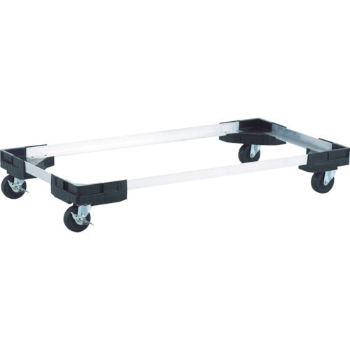 ＴＲＵＳＣＯ　プラスチック棚専用台車（ＴＰＴ−３３４３Ｃ用）　TPT-DR　1 台
