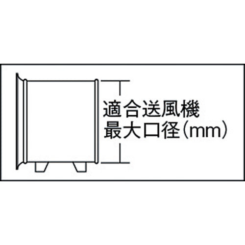 ＴＲＵＳＣＯ　フレキシブルダクト　ファスナー接続タイプ　Φ３２０Ｘ５ｍ　TFD-320FA　1 本