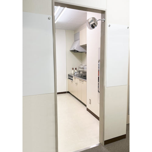 TRUSCO 타원형 거울 마그넷 타입 폭 290mmX 높이 150mm TOM-290M 1개