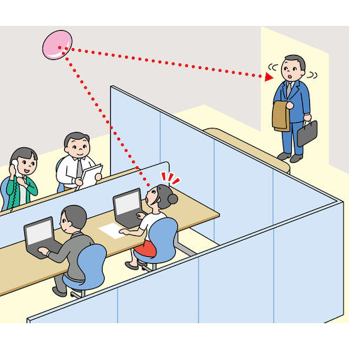 TRUSCO 타원형 거울 마그넷 타입 폭 290mmX 높이 150mm TOM-290M 1개
