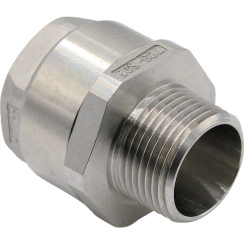 Toyox Hose Fitting (Stainless Steel) Toyo Connector TC3-S Type Compatible Hose 12mm Fitting Standard R3/8 TC3-S12-R3/8 TC3-S12-R3/8 1 pc