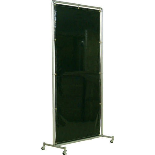 Yoshino Shading Fence Aluminum Pipe 1x2 Single Caster Dark Green YS-12SC-DG 1 Unit