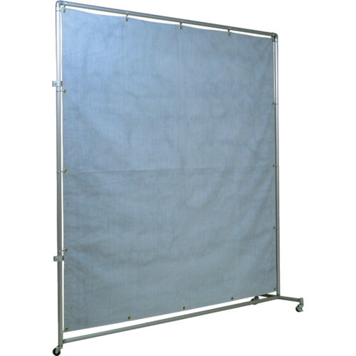 Yoshino Spark Protection Aluminum Pipe 2x2 with Connecting Casters YS-22JC-A 1 Unit