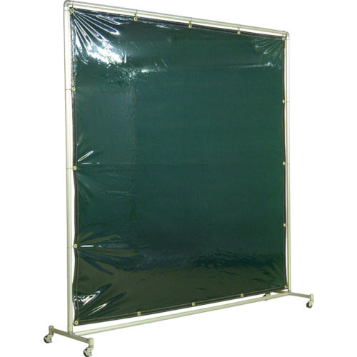 Yoshino Shading Fence Aluminum Pipe 2x2 Single Caster Green YS-22SC-G 1 Unit