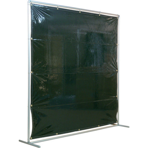 Yoshino Shading Fence Aluminum Pipe 2x2 Single Fixed Dark Green YS-22SF-DG 1 Unit