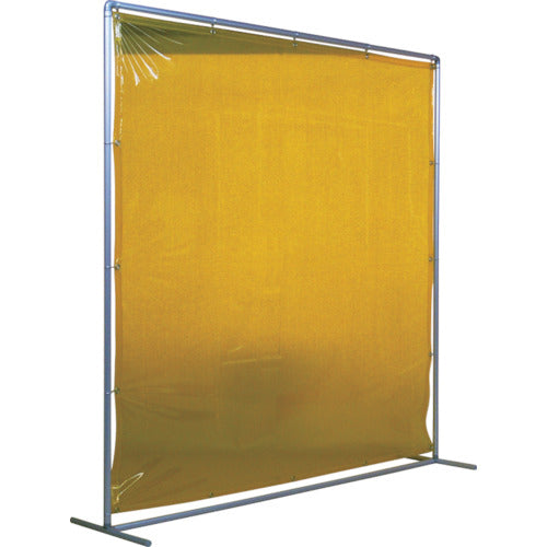 Yoshino Shading Fence Aluminum Pipe 2x2 Single Fixed Yellow YS-22SF-Y 1 Unit