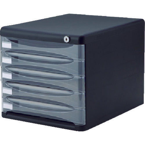 Nakabayashi Security Desktop Case 5 Tier A4-SK5D 1 Unit