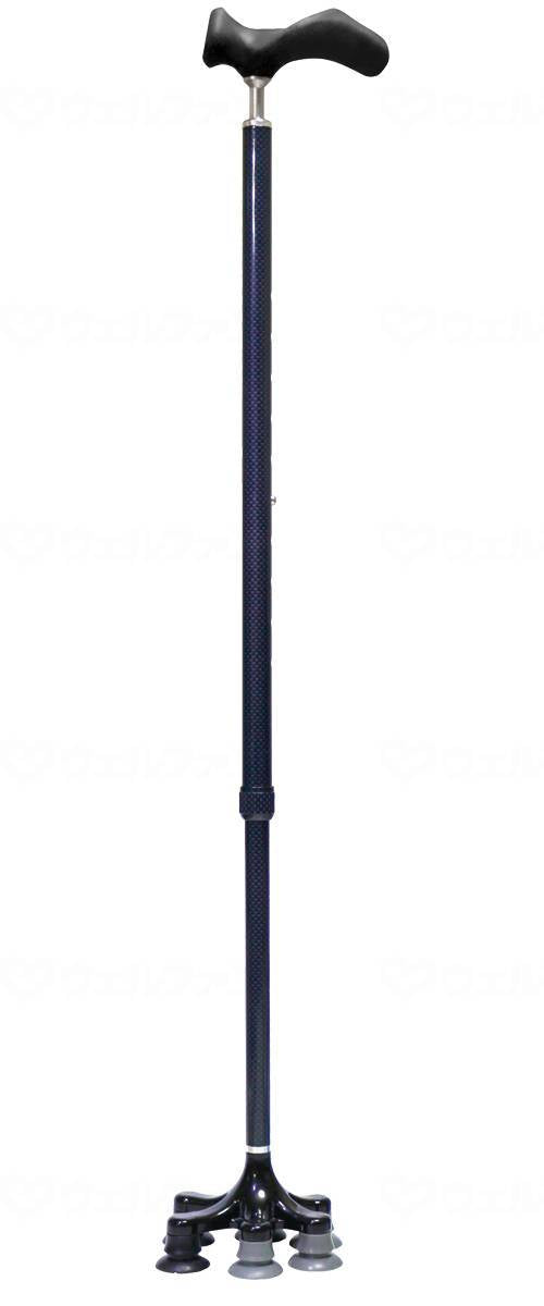 Assist International Assist Super Multi-Point Cane Angel Cane Carbon Right Hand