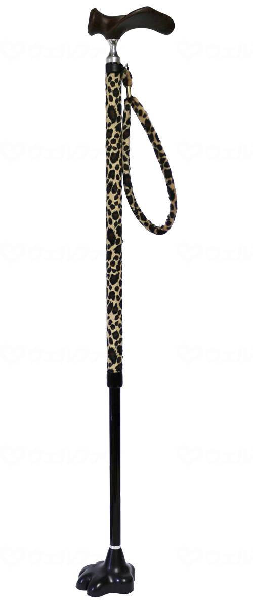 Assist International Cat's Paw Stick, Bengal Cat Pattern, Right Handed