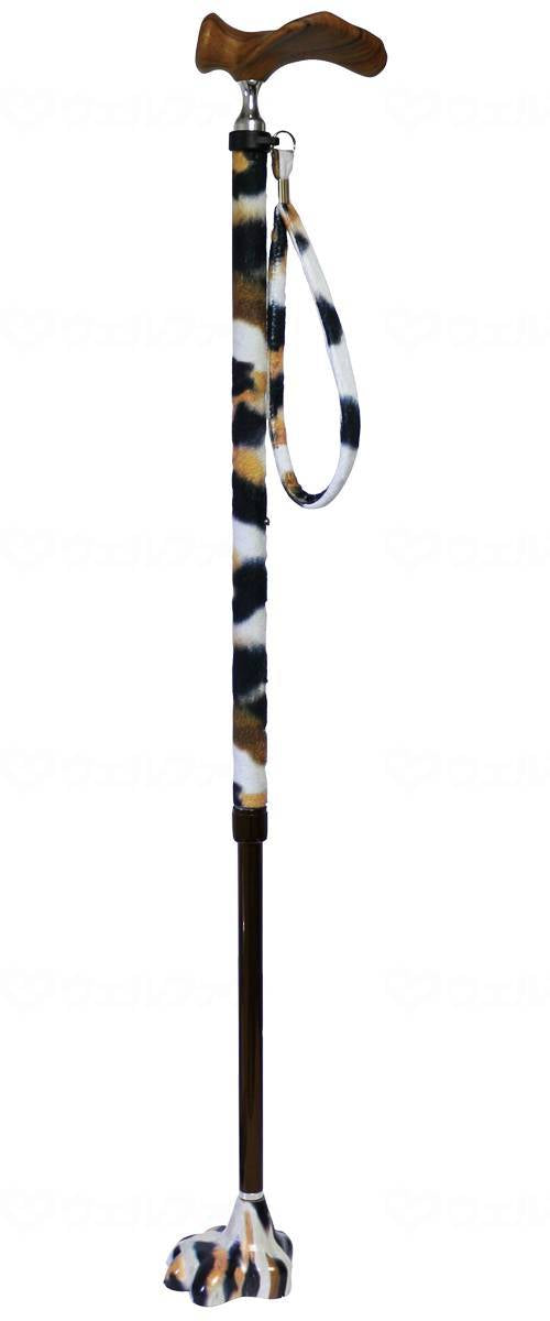 어시스트 인터내셔널 고양이 손 스틱 삼모 고양이 무늬 왼손용