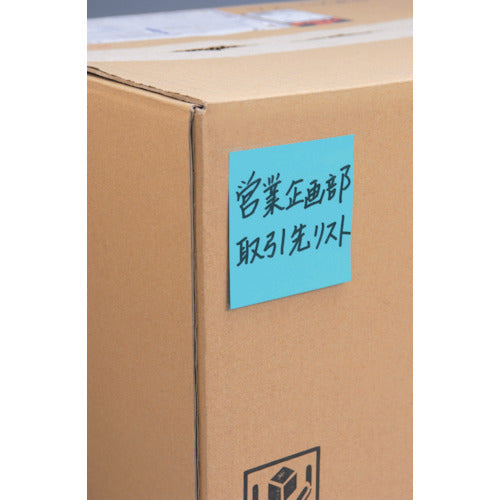 ３Ｍ　ポスト・イット　強粘着　７５Ｘ７５ｍｍ　９０枚　エレクトリックブルー　654SS-B　1 PK