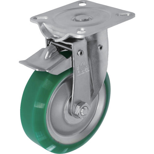 Sisiku Swivel⇔Fixed Caster, Urethane Wheel, 150 Diameter, NJK-150UW, 1 Piece