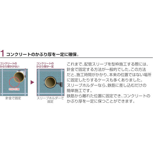 積水　スリーブホルダー＃５０　TSH50BK　10 個