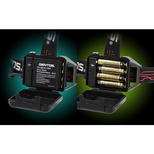 GENTOS G 시리즈 하이브리드식 자동 조광 기능 탑재형 LED 헤드라이트 109RG GH-109RG 1대